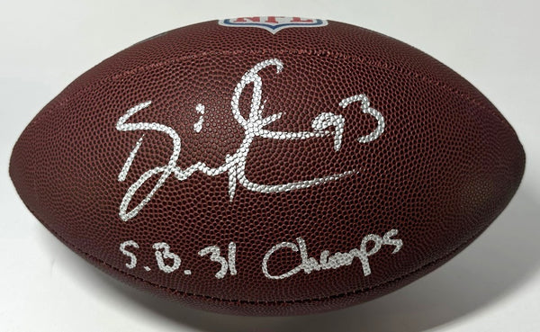 Packers GILBERT BROWN Signed Wilson NFL Replica Football AUTO w/ Script - BAS