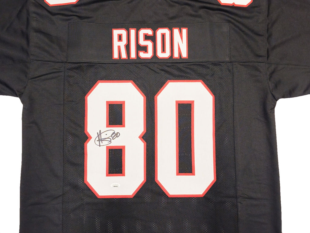 ATLANTA FALCONS ANDRE RISON AUTOGRAPHED SIGNED BLACK JERSEY JSA STOCK ...