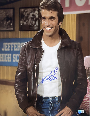 Henry Winkler Autographed/Signed Happy Days 16x20 Photo Beckett 40561