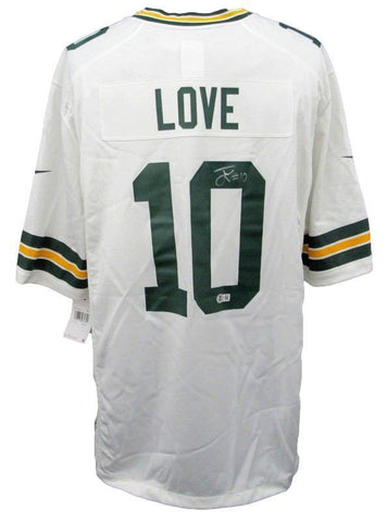 Jordan Love Signed/Auto White Nike OnField Jersey Packers SZ XXL Beckett 188318