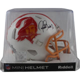 Ronde Barber Autographed Tampa Bay Buccaneers TB 76-96 Mini Helmet Beckett 49233