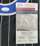 Nick Anderson Signed Orlando Magic Black Pinstriped Home Jersey (JSA COA)