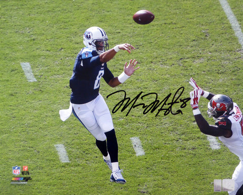 MARCUS MARIOTA AUTOGRAPHED 16X20 PHOTO TENNESSEE TITANS FIRST GAME MM HOLO 94939