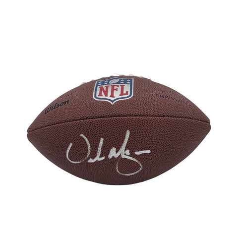 Urban Meyer Signed Jaguars NFL Duke Replica Football Beckett Witnessed