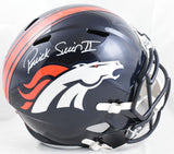 Patrick Surtain II Autographed Broncos F/S Speed Helmet - Beckett W Hologram