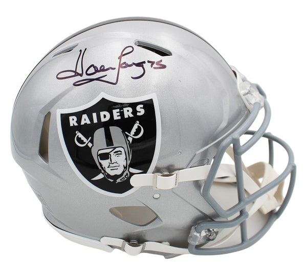 Howie Long Signed Las Vegas Raiders Speed Authentic NFL Helmet