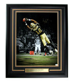 Marques Colston Saints Signed/Autographed 16x20 Photo Framed JSA 165726
