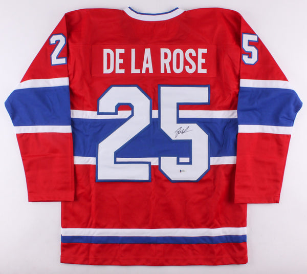 Jacob De La Rose Signed Montreal Canadiens Jersey (Beckett COA) 2018 Team Sweden