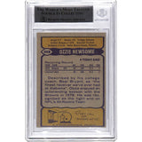 Ozzie Newsome Signed 1979 Topps #308 Trading Card HOF Slab BAS 44538