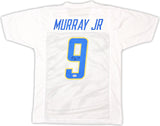LOS ANGELES CHARGERS KENNETH MURRAY JR. AUTOGRAPHED WHITE JERSEY BECKETT WITNESS