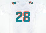 De'Von Achane Autographed White Pro Style Jersey - Beckett W Hologram *Silver