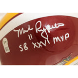 Williams Rypien Riggins Signed Washington Redskins F/S VSR4 Helmet BAS W 51899