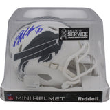 Von Miller Autographed/Signed Buffalo Bills 24 Salute Mini Helmet Beckett 48704