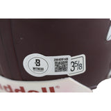 Larry Brown Signed Washington Redskins TB 65-69 VSR4 Mini Helmet Beckett 49223