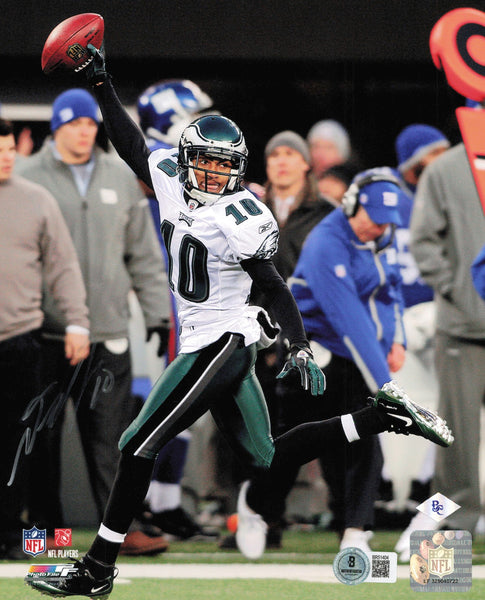 DeSean Jackson Autographed 8x10 Photo Philadelphia Eagles Beckett QR #BR51404