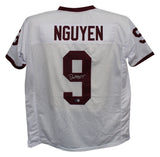 Dat Nguyen Autographed/Signed College Style White XL Jersey Beckett 39329
