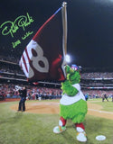 Phillie Phanatic (Tom Burgoyne) Signed/Inscr 11x14 Photo Phillies PSA/DNA 189812