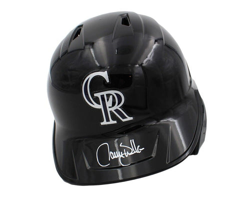 Larry Walker Signed Colorado Rockies Rawlings Mach Pro MLB Helmet