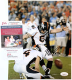 Matt Prater Autographed Denver Broncos 8x10 Photo JSA COA