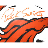 Patrick Surtain Signed Denver Broncos Lunar Mini Helmet Beckett 42431