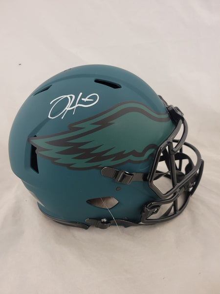 JALEN HURTS SIGNED PHILADELPHIA EAGLES F/S RAVE SPEED AUTHENTIC HELMET FANATICS
