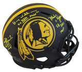 Washington SB QBs (3) Signed Eclipse Full Size Speed Proline Helmet BAS Witness