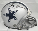 Roger Staubach Autographed Cowboys Mini Helmet - Beckett Hologram