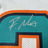 Framed Autographed/Signed Raheem Mostert 33x42 Miami White Jersey BAS COA
