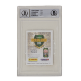 Neymar Jr Signed 2010 Panini Campeonato Brasileiro Stickers #300 - BGS 7.5