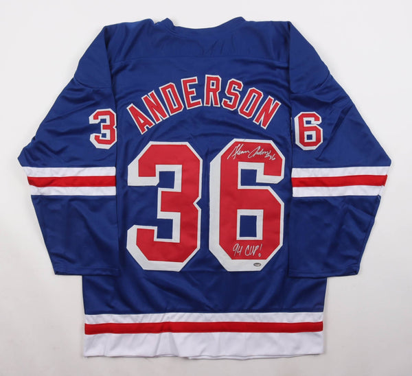 Glenn Anderson "94 SC Champs!" Signed New York Rangers Jersey (Schwartz COA)