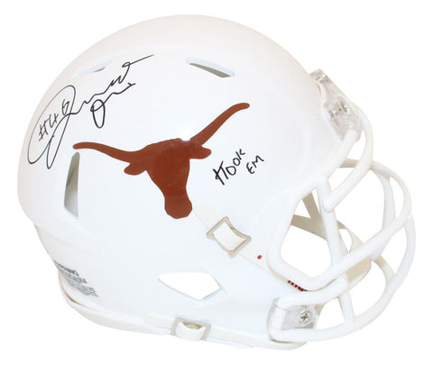 Joseph Ossai Signed Texas Longhorns Speed Mini Helmet Hook Em Beckett 39343