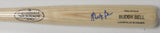 Rangers BUDDY BELL Signed Louisville Slugger Name Engraved Blonde Bat AUTO - JSA