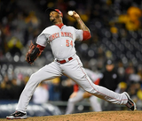 Aroldis Chapman Signed Cincinnati Reds Jersey (JSA) 7xAll Star Pitcher