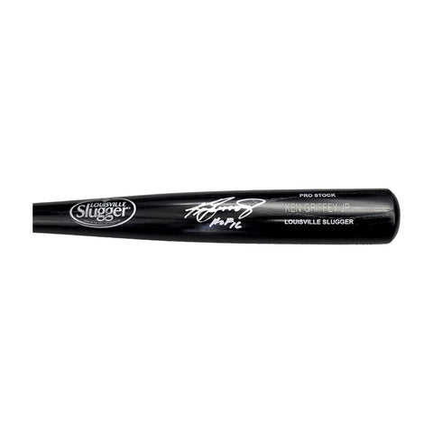 Ken Griffey Jr. Signed Louisville Slugger Black Pro Stock Bat w/ Inscription