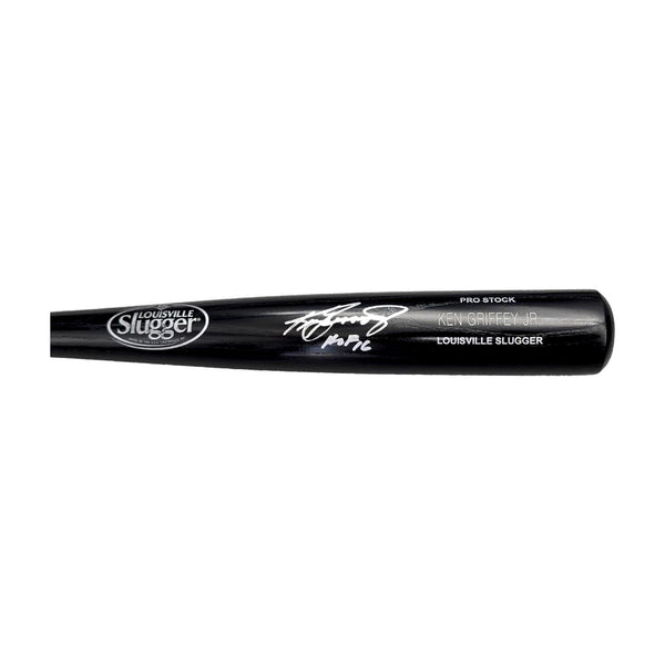 Ken Griffey Jr. Signed Louisville Slugger Black Pro Stock Bat w/ Inscription