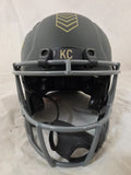 KENNETH WALKER III SIGNED KC CHIEFS F/S STS4 SPEED AUTHENTIC HELMET BECKETT QR