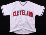 Jose Ramirez Signed Cleveland Guardians White Jersey (Beckett) 2xAll Star/ 3rd B