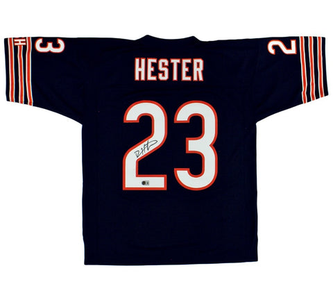 Devin Hester Signed Chicago Bears Mitchell & Ness 2006 Navy NFL Jersey