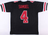 Curtis Samuel Signed Ohio State Buckeyes Black Jersey (JSA) Panthers Receiver