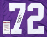 Bob Lilly Signed TCU Horned Frogs Jersey (JSA COA) Cowboys 11xPro Bowl D Tackle