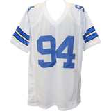 Charles Haley Autographed Pro Style White Sz XL Jersey Beckett Witness 51670