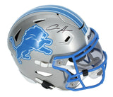Aidan Hutchinson Autographed Lions Mid-Size Speedflex MIDI Helmet Beckett