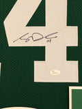 FRAMED NEW YORK JETS SAM DARNOLD AUTOGRAPHED SIGNED JERSEY JSA COA