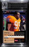 Warren Sapp Autographed 1995 Upper Deck SP 99 Trading Card 10 Slab Beckett 43860
