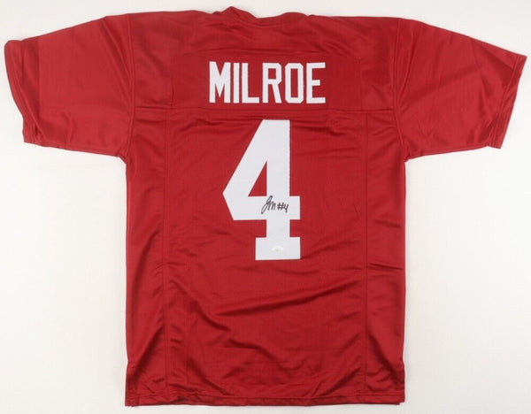 Jalen Milroe Signed Alabama Crimson Tide Jersey (JSA) 2025 1st Round Pick? /QB