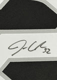 Framed Autographed/Signed Jonathan Quick 35x39 Los Angeles LA Black Jerse