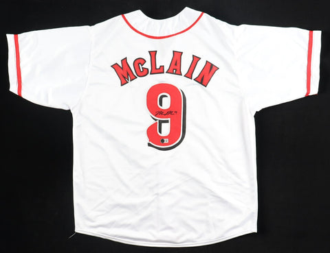 Matt McLain Signed Cincinnati Reds City Connect Custom White Jersey (Beckett)