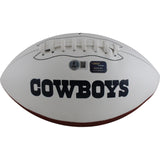 Emmitt Smith Tony Dorsett Autographed Dallas Cowboys Logo Football Beckett 50844