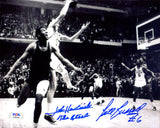 Bill Russell & Havlicek Autographed Framed 8x10 Photo Celtics The Steal PSA/DNA