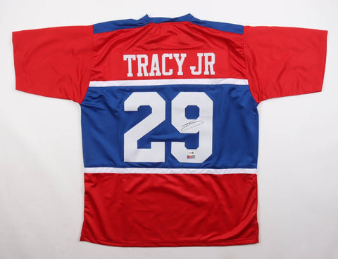 Tyrone Tracy Jr. Signed New York Giants Alternate Throwback Jersey (JSA COA) R.B
